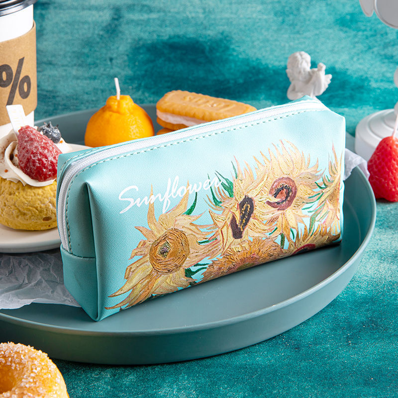 Artistic Floral Print Pencil Case