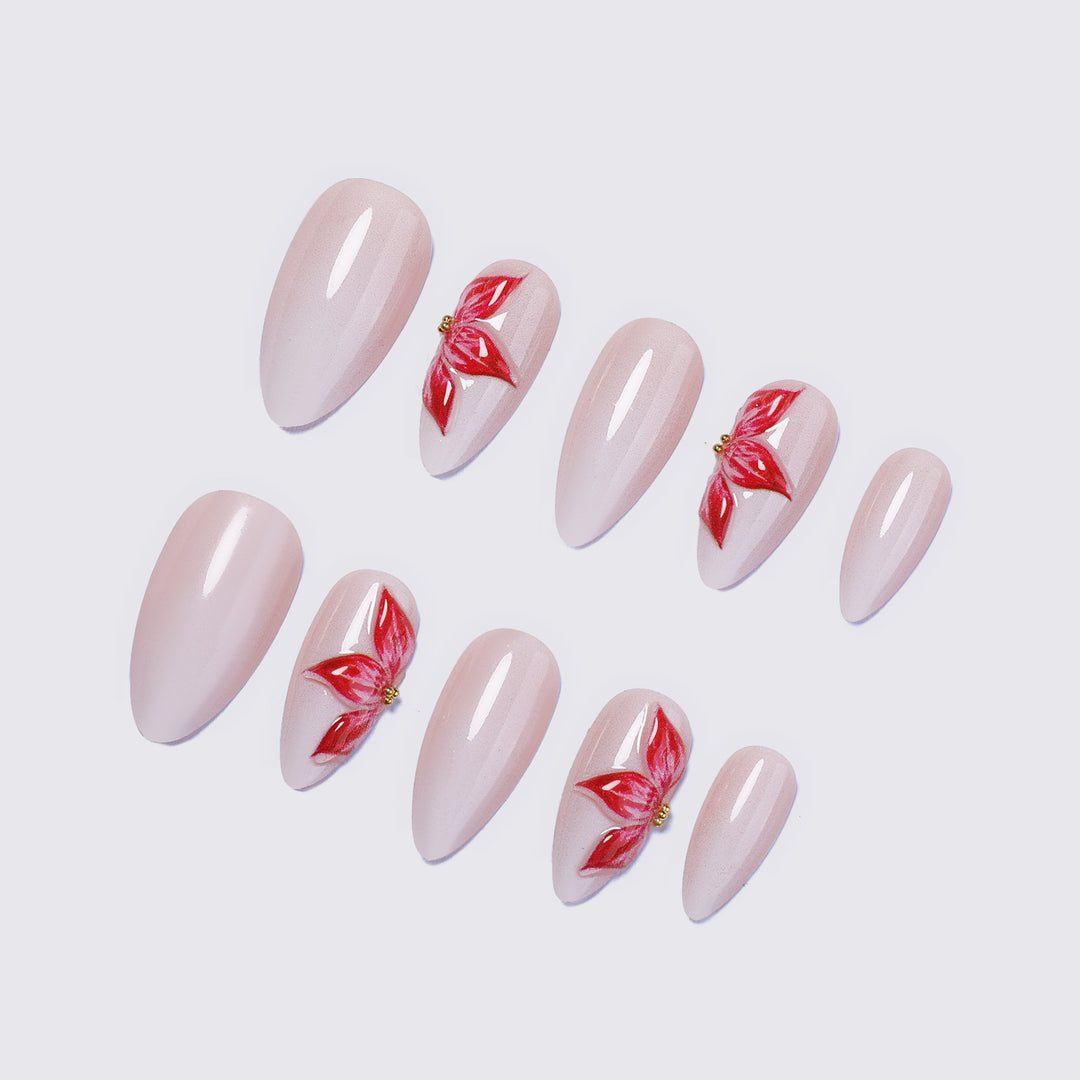 Artistic Floral Nail Decorations kalsten