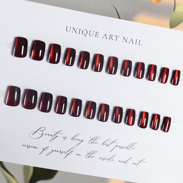 Glossy Gel Nail Art