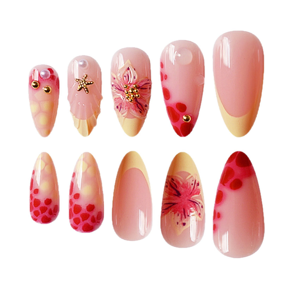 Floral-Inspired 3D Nail Art Extensions Kalsten