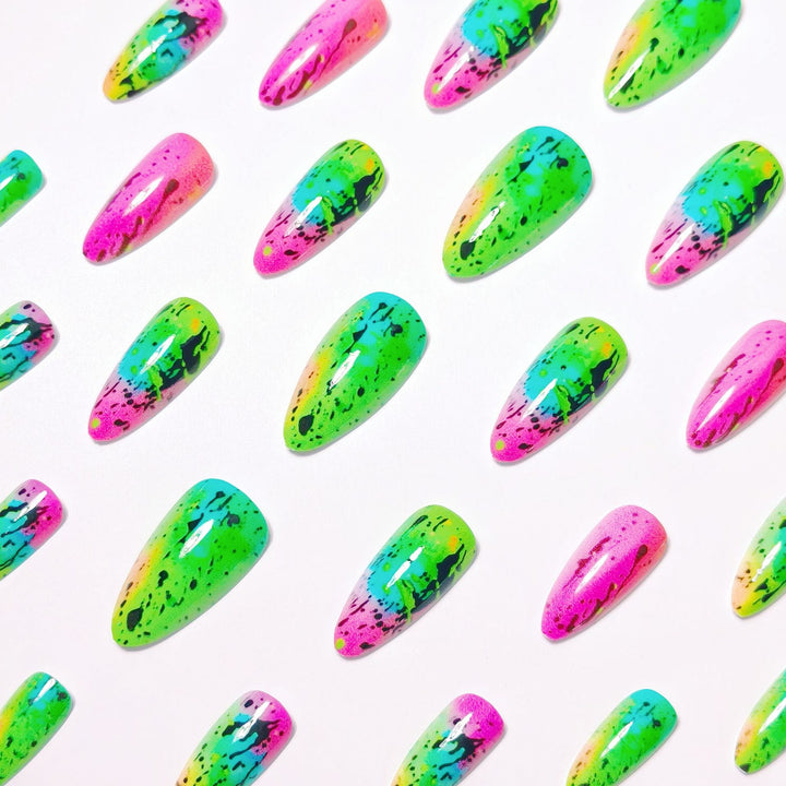 Creative Neon Nail Art Kalsten