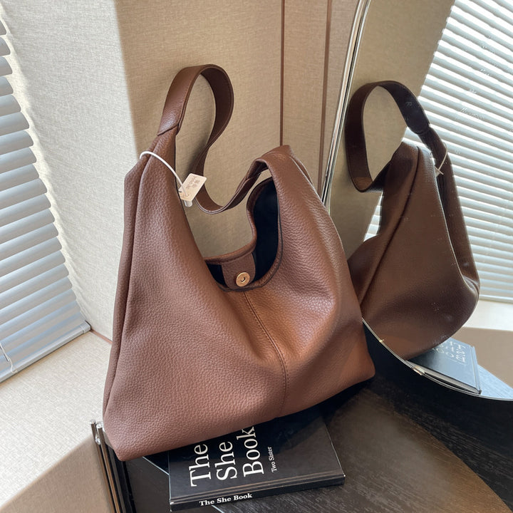 Textured Leather Hobo Bag Kalsten