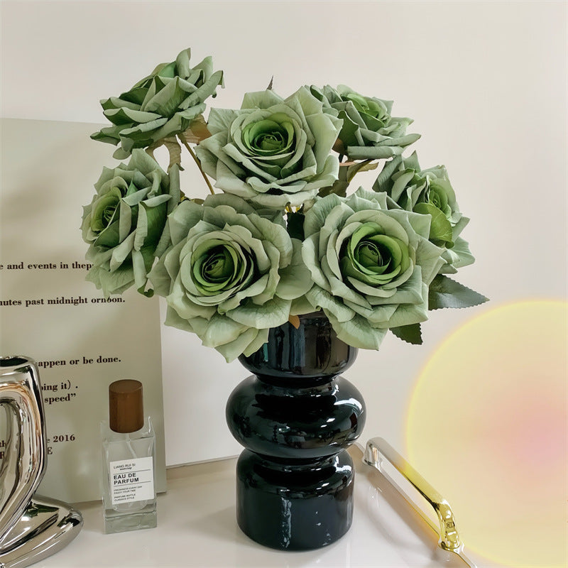 Faux Rose Flower Arrangement