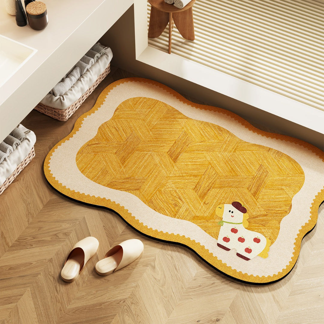 Cute Cartoon Character Bath Rug