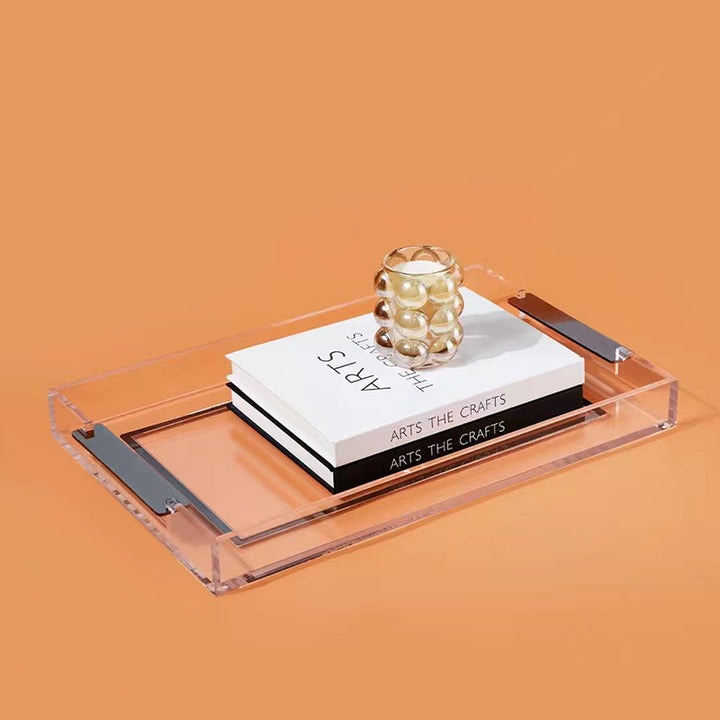 Elegant Acrylic Decorative Serving Tray