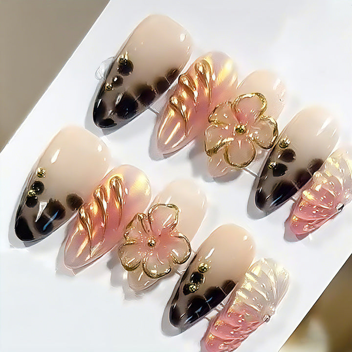 Elegant Press-On Nail Art Set Kalsten
