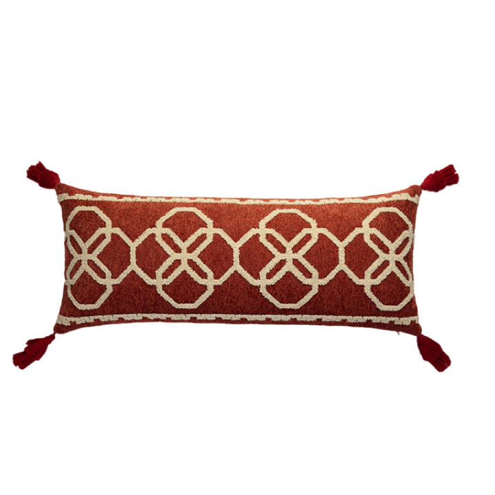Handcrafted Handwoven Lumbar Cushion Cover