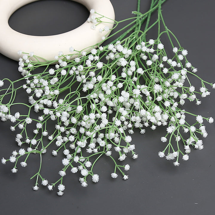 Artificial Blue Floral Spray for Home Decor