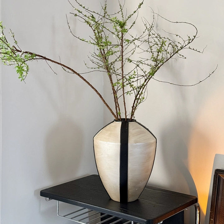 Elegant Geometric Decorative Vase