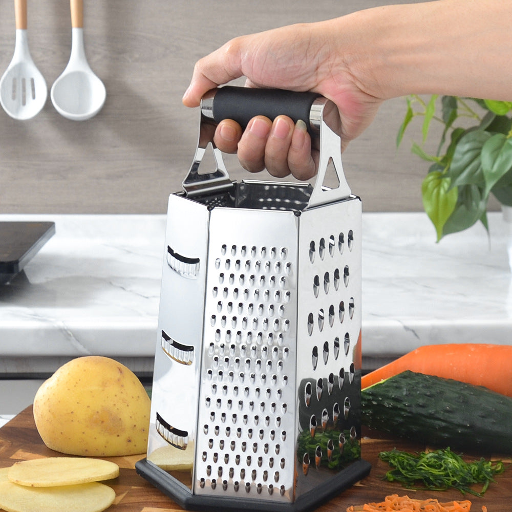 High-quality stainless steel kitchen grater with non-slip base Kalsten