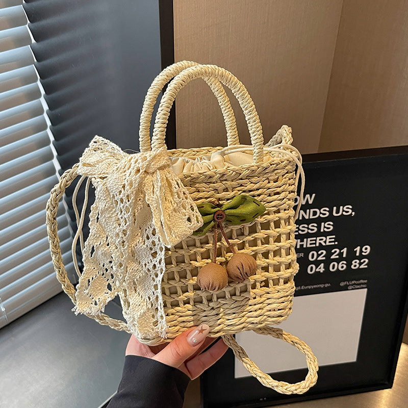 Handcrafted Straw Tote Bag