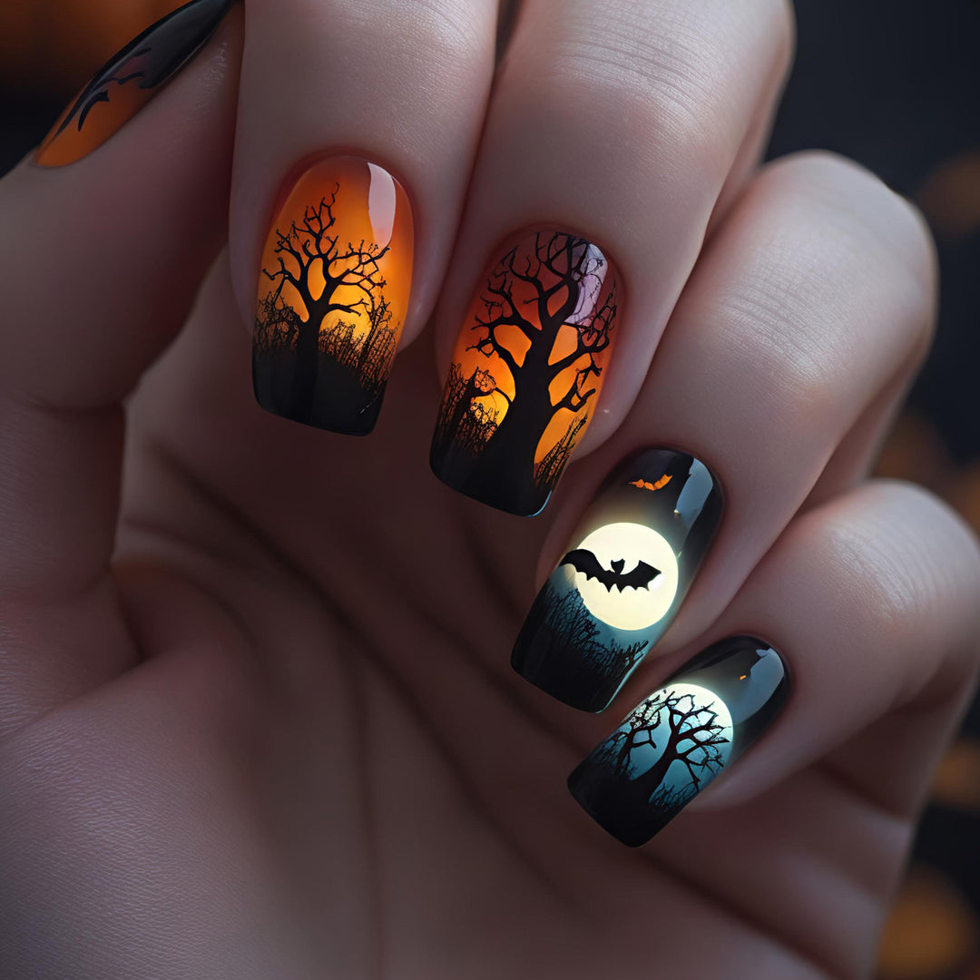 Halloween-Themed Artistic Nail Art Kalsten 1788155625