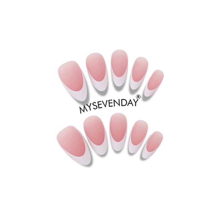 Elegant French Tip Nail Set Kalsten