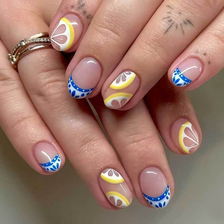 Citrus-Inspired Nail Art Kit