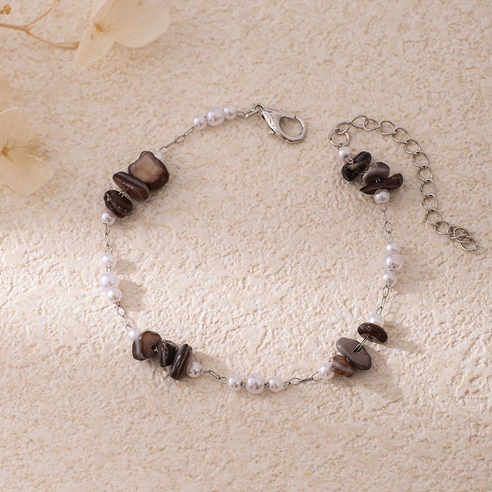 Chic Pearl and Gemstone Bracelet Kalsten