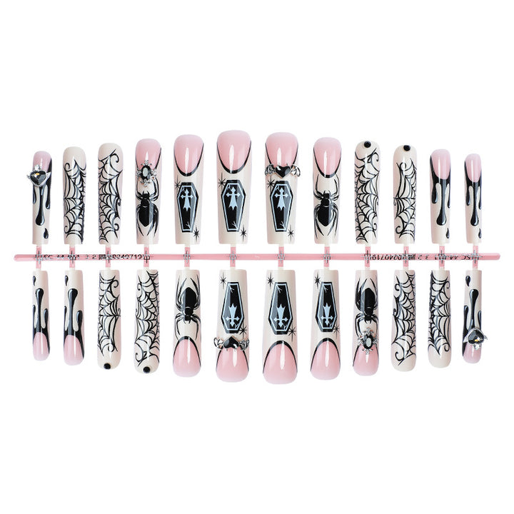 Gothic Style Press-On Nails Set Kalsten