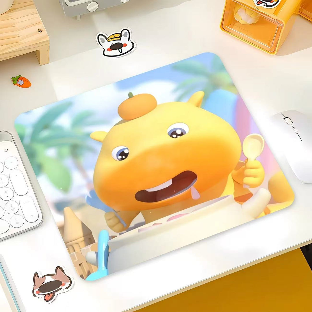 Cartoon-Themed Gaming Mouse Pad