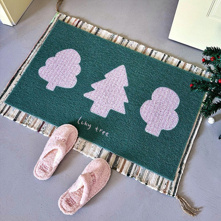 Holiday-Themed Welcome Mat