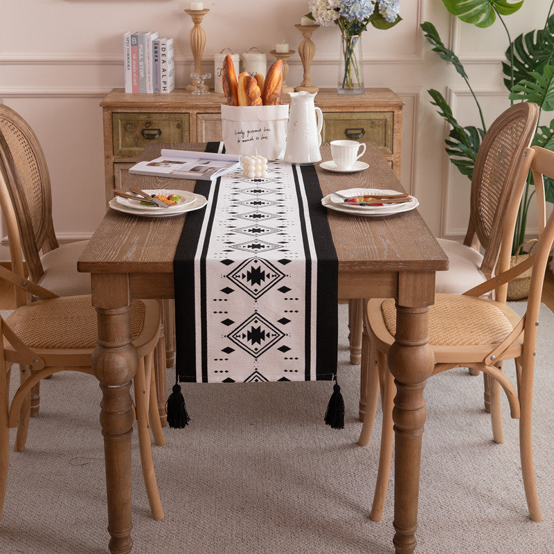 Decorative Tribal Pattern Table Runner