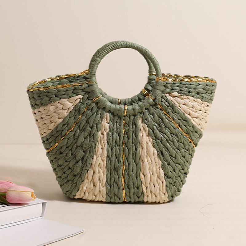 Handcrafted basket bag in modern design Kalsten
