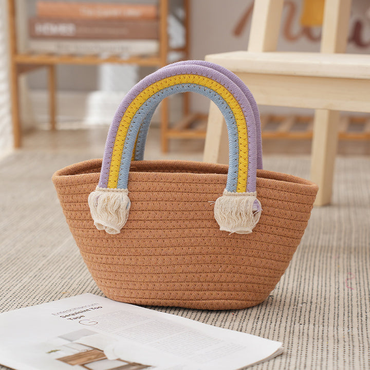 Playful Handwoven Shopping Bag Kalsten