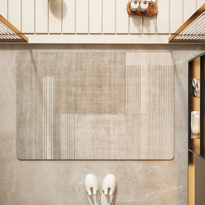 Floral Patterned Entryway Mat