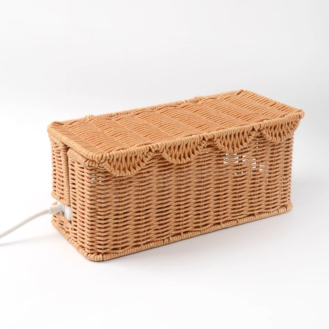 Storage Box Made of Woven Rattan Kalsten