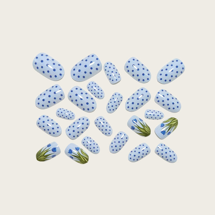 Creative nail art with floral and geometric patterns Kalsten