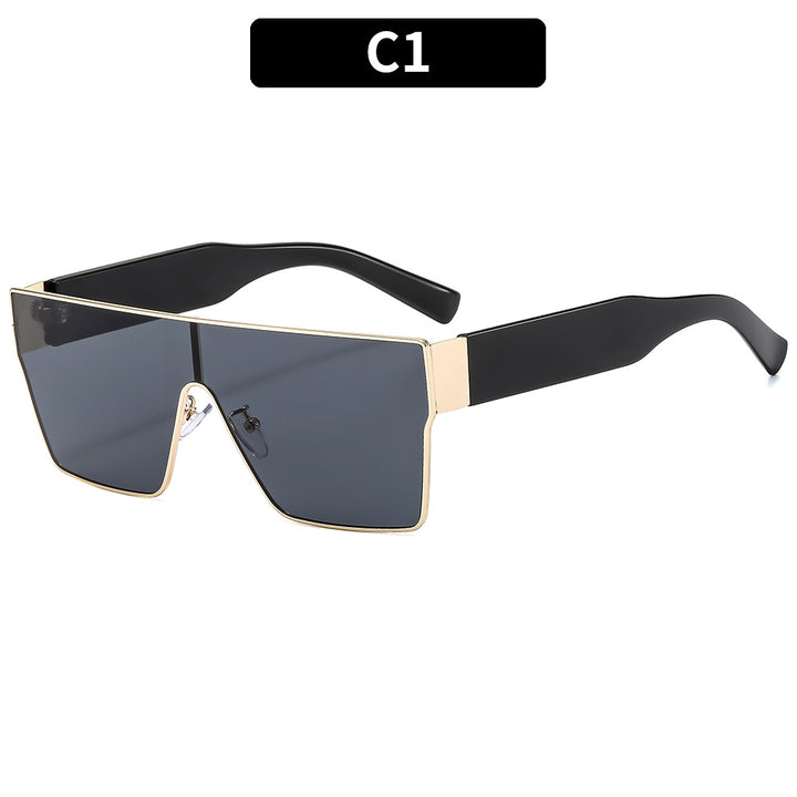 Futuristic Angular Shield Sunglasses