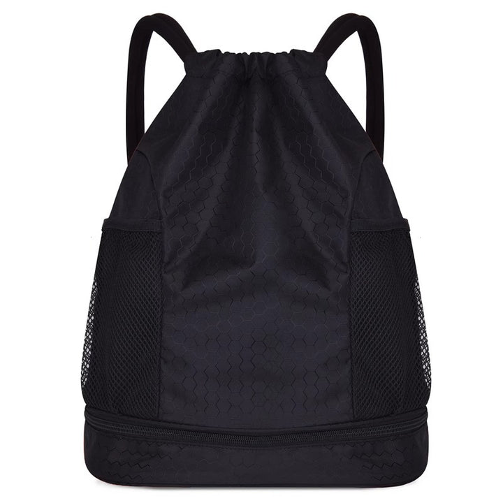 Lightweight Hexagonal Pattern Drawstring Backpack Kalsten
