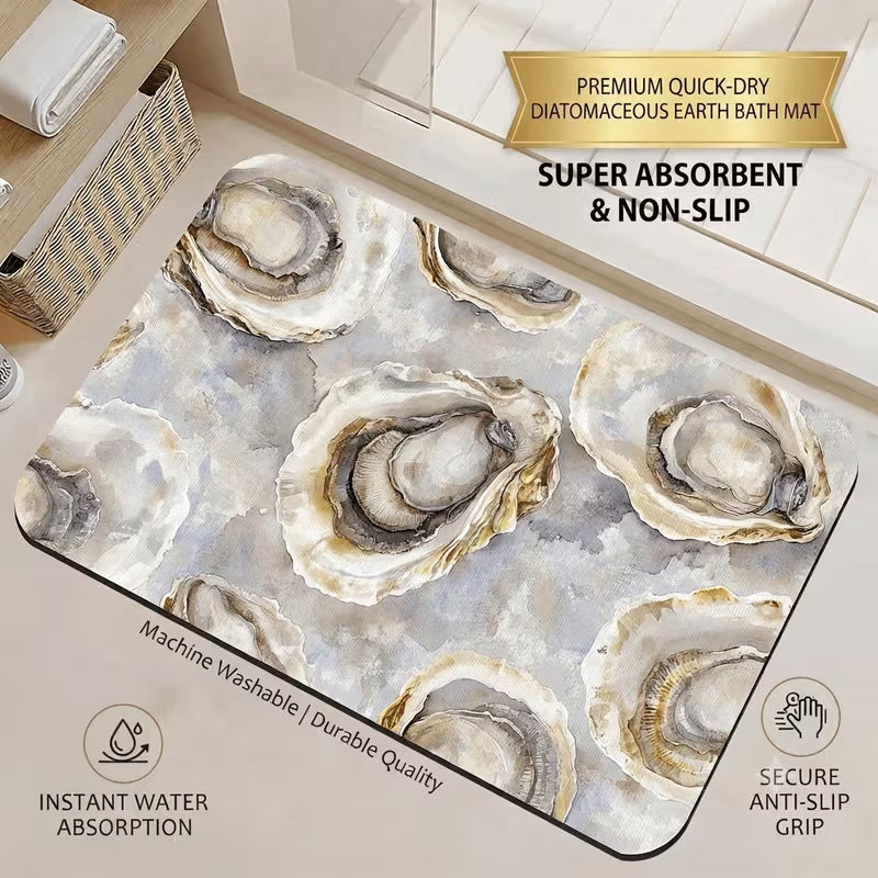 Quick-Dry Diatomaceous Earth Bath Mat Kalsten