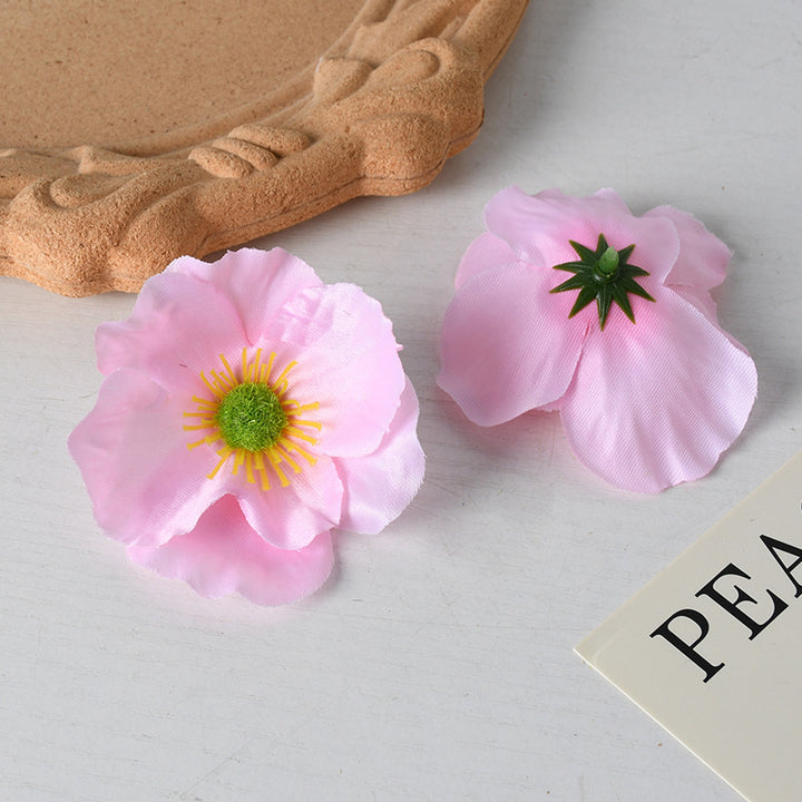 Elegant Fabric Floral Hair Clips