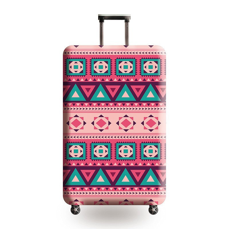 Women's Hard Shell Suitcase with Ethnic Pattern Kalsten