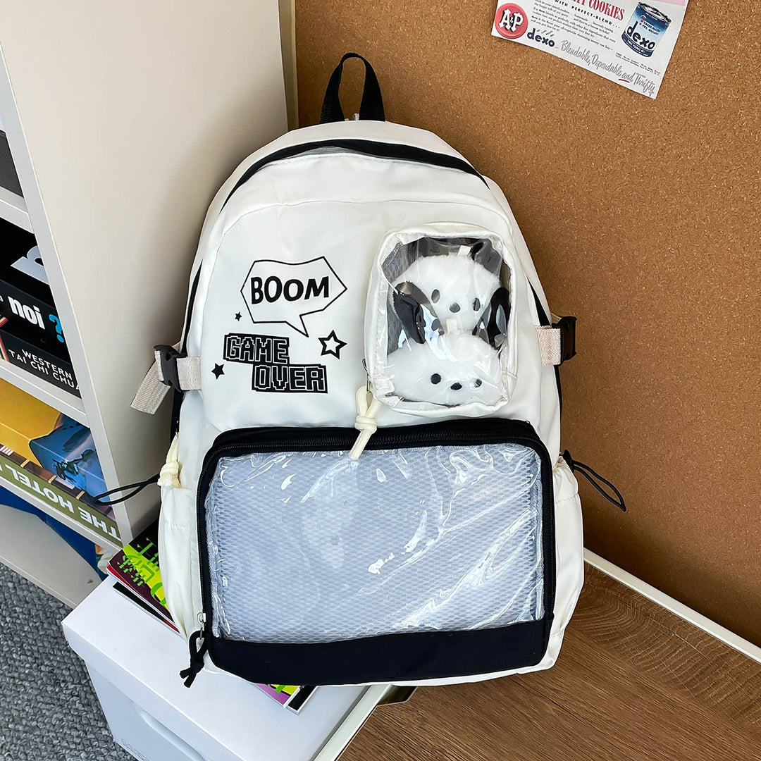 Playful Graphic School Backpack Kalsten