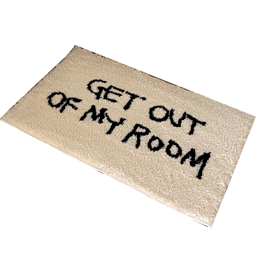 Funny Text Bath Mat Kalsten