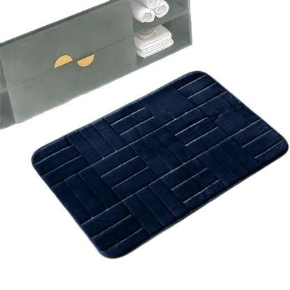 Plush Bathroom Mat Kalsten