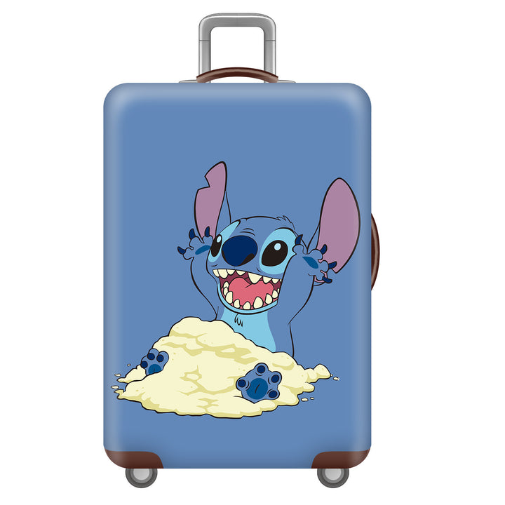 Unisex children's suitcase with reinforced hard shell, telescopic handle and Kuromi motif Kalsten