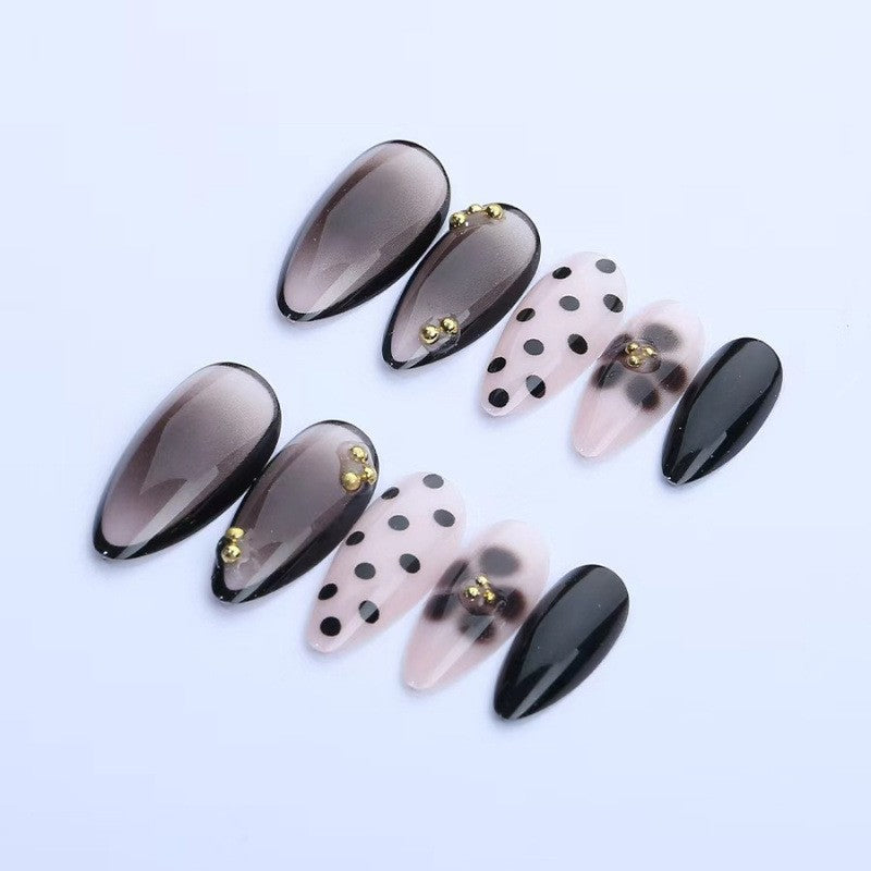 Stylish Mixed Design Press-On Nails Kalsten