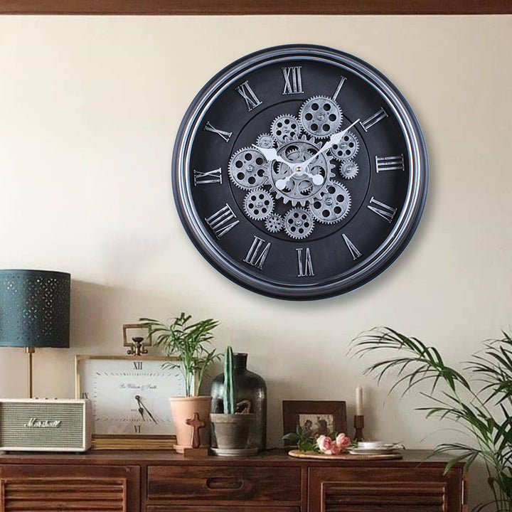 Wall clock with modern mechanical design Kalsten