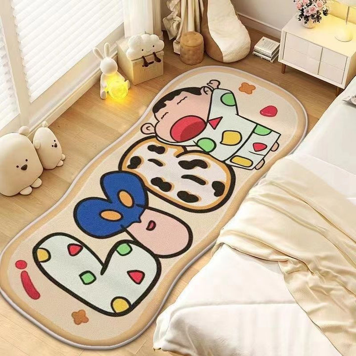 Cartoon-Themed Plush Area Rug