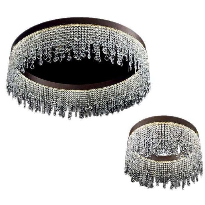 Contemporary Crystal Pendant Chandelier