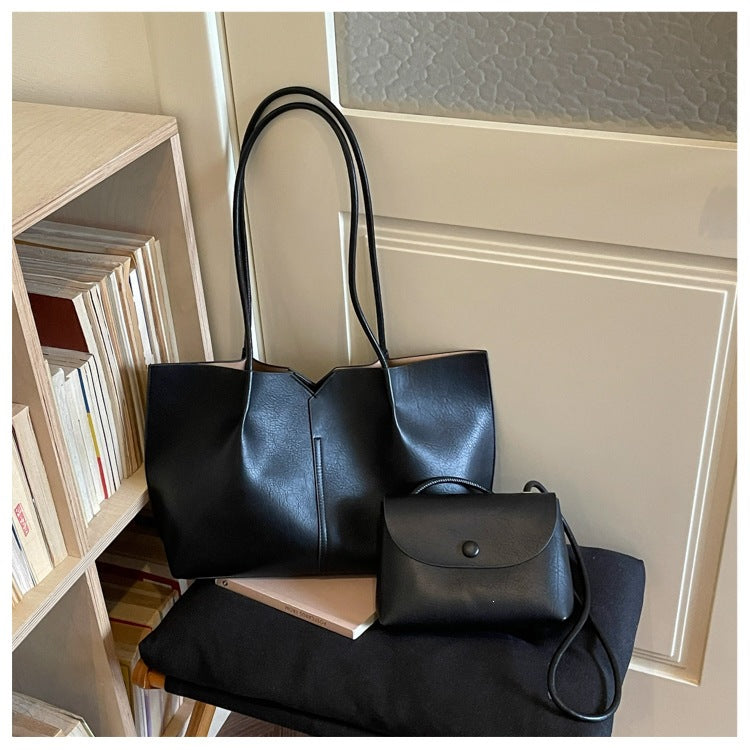Minimalist Structured Tote Bag Set