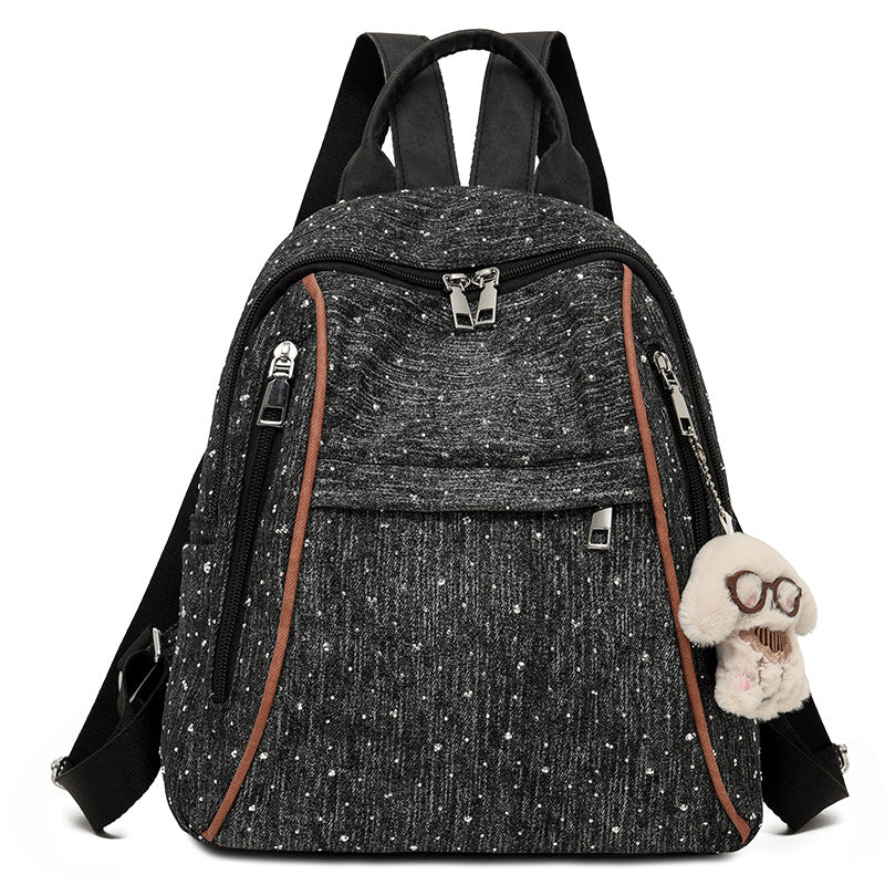 Casual Denim-Style Backpack Kalsten