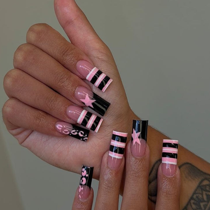 Artistic Press-On Acrylic Nail Enhancements Kalsten