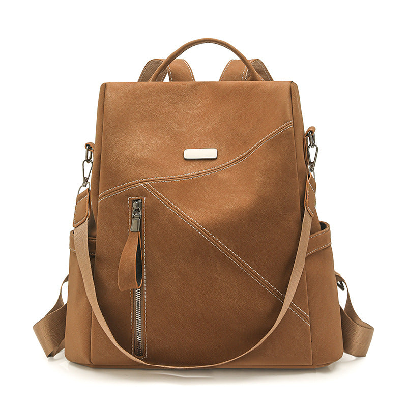 Stylish Multi-Functional Leather Backpack Kalsten