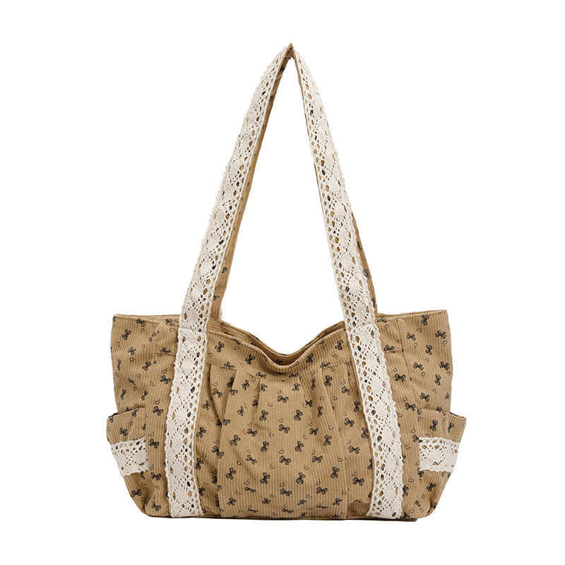 WoElegant Floral Print Tote Bag Kalsten