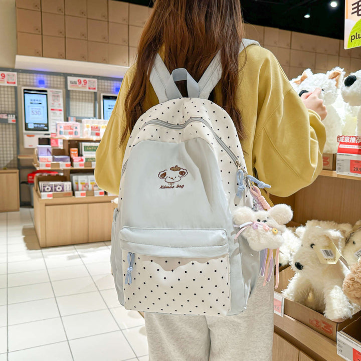 Playful Polka Dot Backpack Kalsten