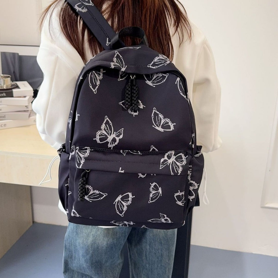 Backpack with Playful Butterfly Design Kalsten