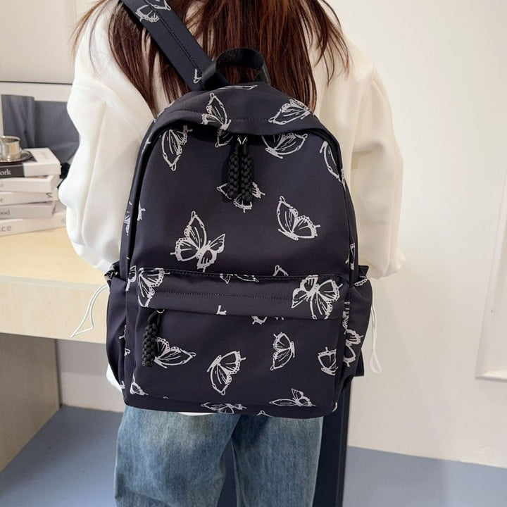 Backpack with Playful Butterfly Design Kalsten