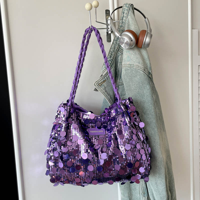 Glamorous Sequin Shoulder Bag